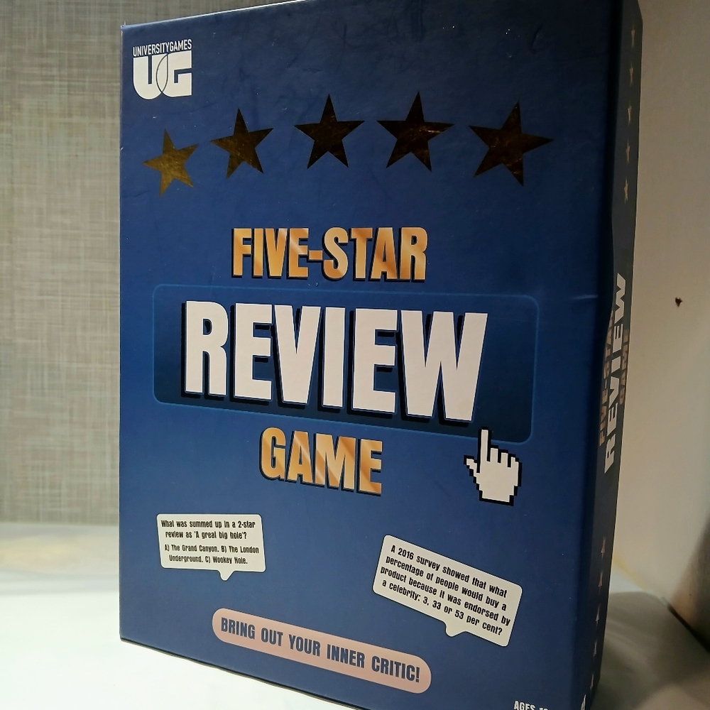 FIVE-STAR ⭐⭐⭐⭐⭐REVIEW BOARD GAME BRAND-NEW w/tags sealed